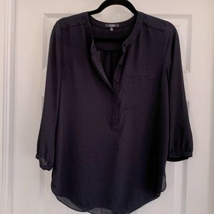 NYDJ Navy 3/4 Sleeve Top